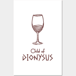 Child of Dionysus – Percy Jackson inspired design Posters and Art